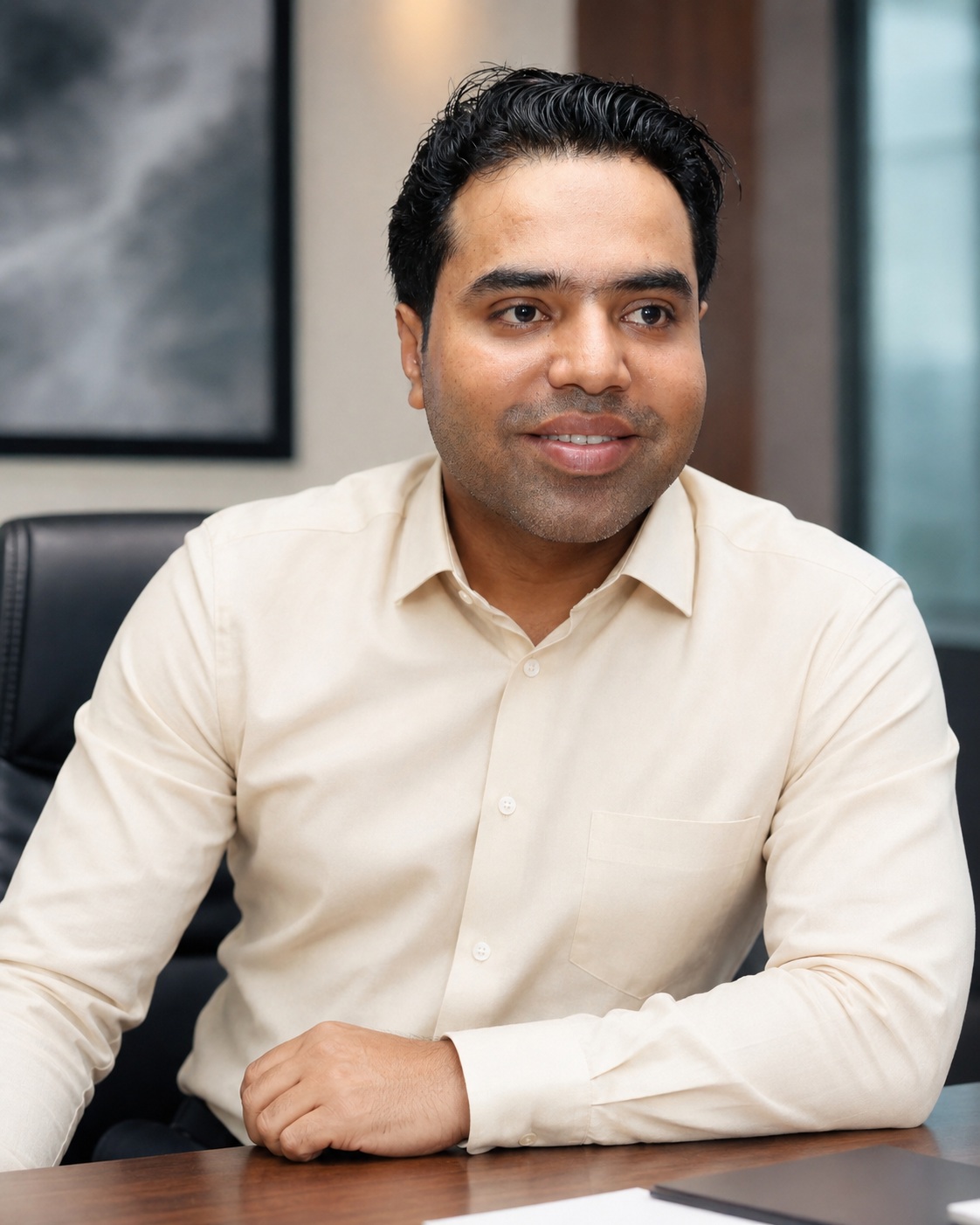 Official close portrait of Syed Raheel Shahzad, author, Founder and Group CEO, business strategist and systems thinker.