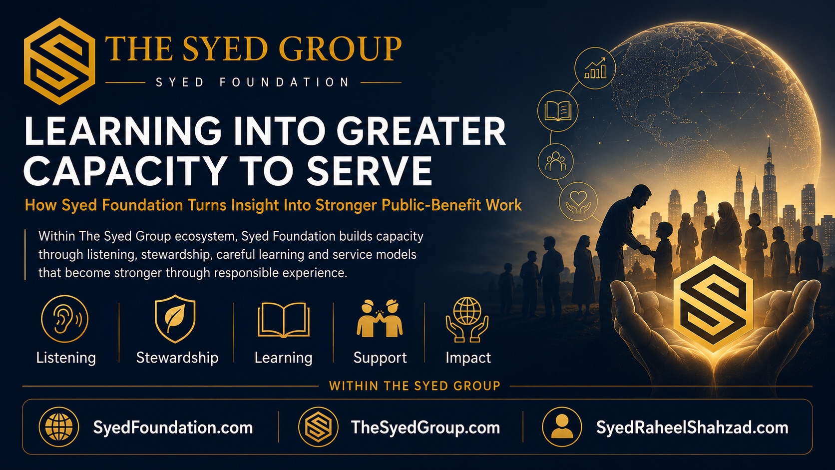 The Syed Group Compounding Capability in Public Benefit: How Syed Foundation Turns Learning Into Greater Capacity to Serve — The Syed Group corporate featured image for Syed Foundation