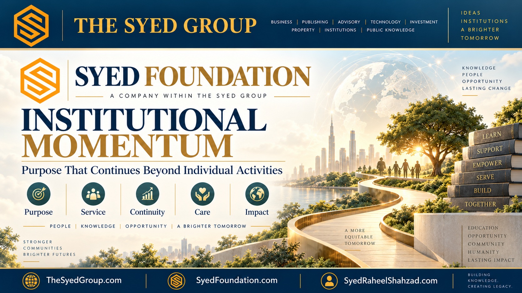 The Syed Group Institutional Momentum in Public Benefit: How Syed Foundation Sustains Purpose Beyond Individual Activities — The Syed Group corporate featured image for Syed Foundation